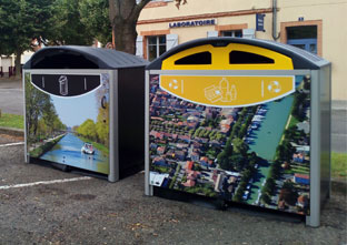 Cache Conteneurs Poubelles