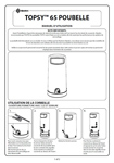 Topsy&trade; 65 poubelle - Manuel d'utilisation