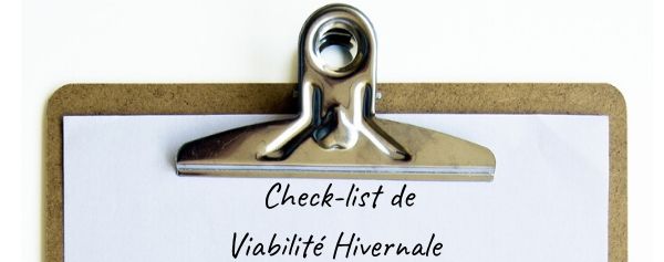 La check-list de Viabilité Hivernale