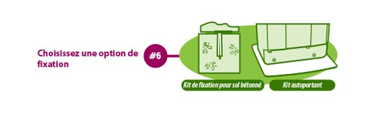 &Eacute;tape 6. Choisissez une option de fixation