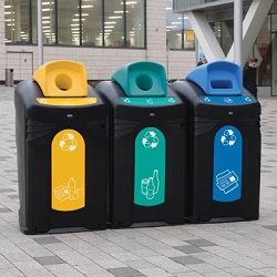 Nexus® City Abris conteneur tri sélectif
