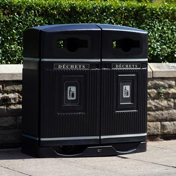 Glasdon Jubil&eacute; Duo 220 Litter Bin