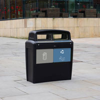 Poubelle de tri sélectif Nexus® Évolution City Duo