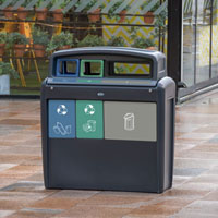 Poubelle de tri sélectif Nexus® Évolution City Trio