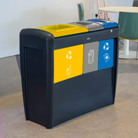 Nexus® Evolution Trio Recycling Bin