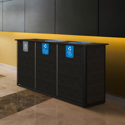 P&ocirc;le de tri Origin&trade; Infinity Trio 330 litres 3 flux de d&eacute;chets