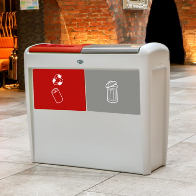 Poubelle de tri s&eacute;lectif Nexus&reg; &Eacute;volution Duo