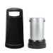 Poubelle Topsy&trade; 65 & Livraison Express - Noir avec insert en acier