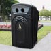 Poubelle urbaine Nexus&reg; 360 avec ouvertures de taille r&eacute;duite