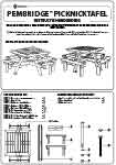 Pembridge picknicktafel Instructie handleiding