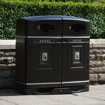 Glasdon Jubilee Duo 220 Litter Bin