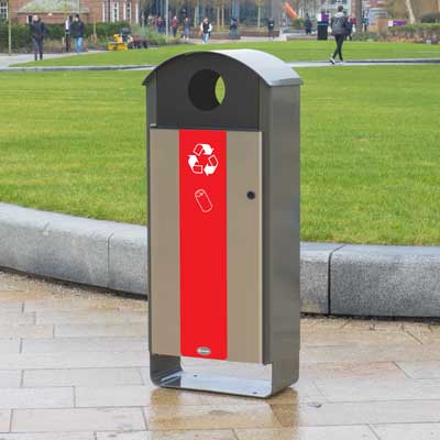 Electra&trade; Curve 60 afvalscheidingsbak voor blikjes