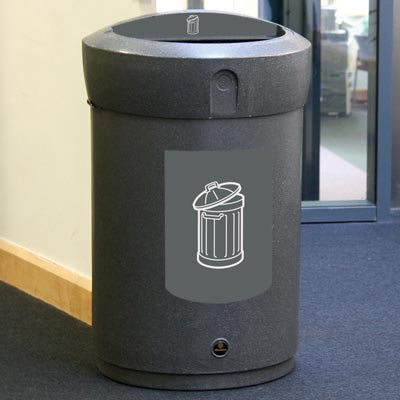 Envoy&trade; Open model voor algemeen afval - 110 liter