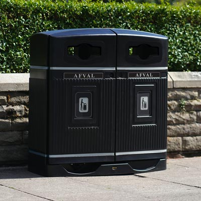 Glasdon Jubilee&trade; Duo 220 Afvalbak Dubbele afvalbak