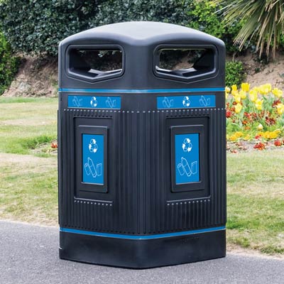 Glasdon Jubilee&trade; 240 containerbehuizing voor PMD afval