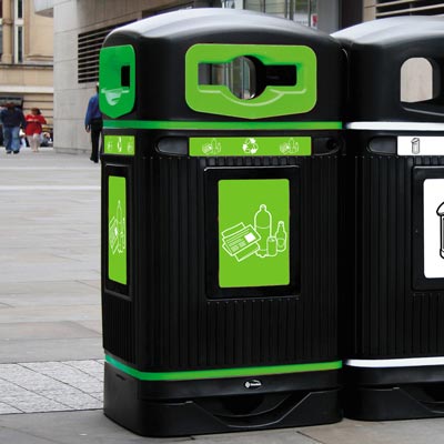 Glasdon Jubilee&trade; 110 Container voor recycleerbaar afval