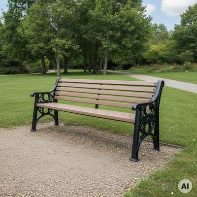 Lowther&trade; Parkbank met rugleuning