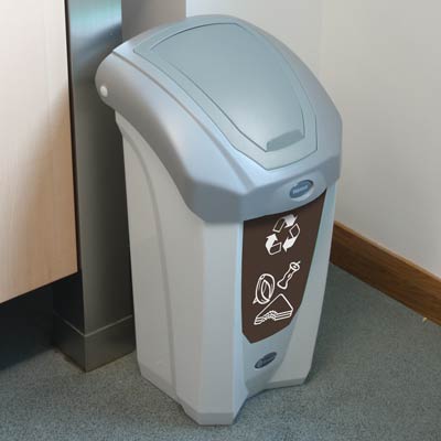 Nexus&reg; 30 Container voor GFT-afval Met bruine stickers