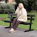 Eco-Rest&trade; parkbank met rugleuning