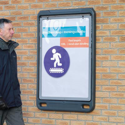 Display- und Lagerbox / Kundenstopper & Plakatrahmen