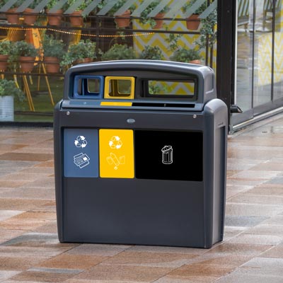 M&uuml;lltrennsysteme f&uuml;r den Au&szlig;enbereich