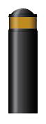 1 x 75 mm goldener retroreflektierender Streifen
