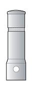 1x19mm wei&szlig;es retroreflektierendes Streifen