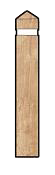 1 x 37 mm wei&szlig;er retroreflektierender Streifen