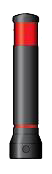 1 x 150 mm und 1 x 20 mm rote retroreflektierende Streifen.