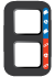 Deckel mit 50/50-Fächern
