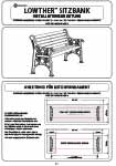 Lowther Sitzbank Installations- und Bedienungsanleitung