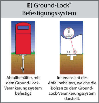 Ground-Lock&trade; Befestigungssystem