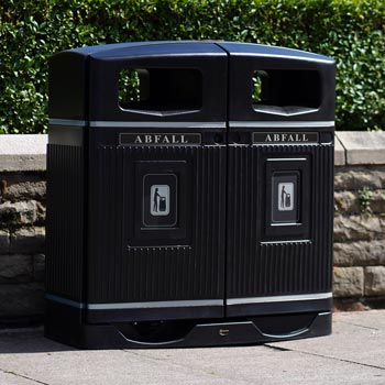 Glasdon Jubilee Duo 220 Litter Bin