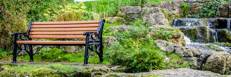 Lowther bank im Park
