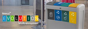 Das neue Nexus&reg; Evolution Abfalltrennsystem stellt einen Fortschritt im Abfallmanagement dar.