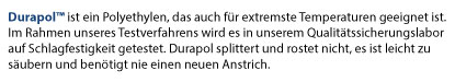 Was ist das? Durapol-Material