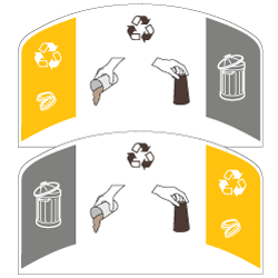 Was ist das? Hinterer PVC-Schild - Von links nach rechts