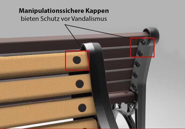 Manipulationssichere Kappen