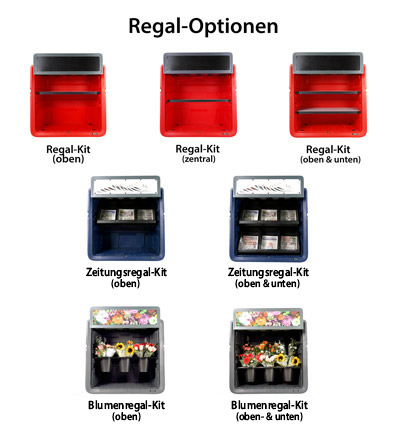 Was ist das? Nova™ Forecourtständer Individuell gestaltbare Regale
