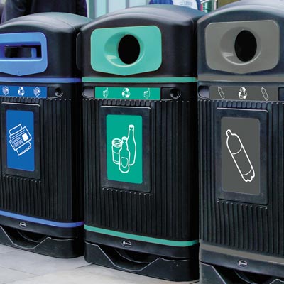 Glasdon Jubilee&trade; 110 Recycling-Beh&auml;lter f&uuml;r Glas