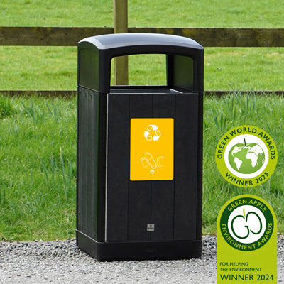 Origin&trade; Curve 110 Recyclingbeh&auml;lter Hergestellt aus wiederverwerteten Materialien