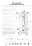 Super Trimline 50HSL - Instrucciones de montaje poste metalico extendido para emportrar