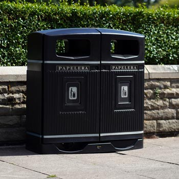 Glasdon Jubilee Duo 220 Litter Bin