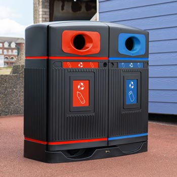 Glasdon Jubilee Duo Recycling Bin