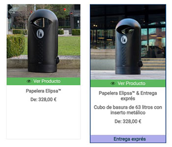 Papelera Elipsa&trade; & Entrega expr&eacute;s