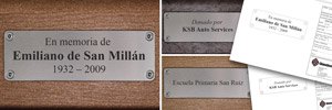 &iquest;Puedo a&ntilde;adir una placa conmemorativa a un banco Glasdon?