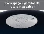 ¿Qué es esto? Placa apaga-cigarrillos de acero inoxidable
