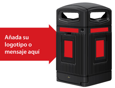 Glasdon Jubilee 240 opciones de Personalizaci&oacute;n