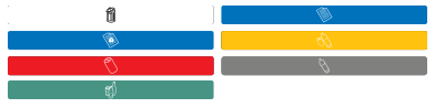 ¿Qué es esto? <font-orange> Compartimiento izquierdo - <smallest> Adhesivo superior de la abertura frontal </smallest></font-orange>