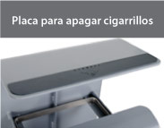 ¿Qué es esto? Placa para apagar cigarrillos